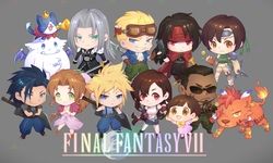 FF7 壓克力立牌 全員