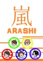 ARASHI 嵐Q版 胸章