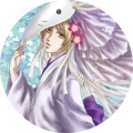 夏目友人帳4.4cm胸章/徽章--豐月神(夏目)