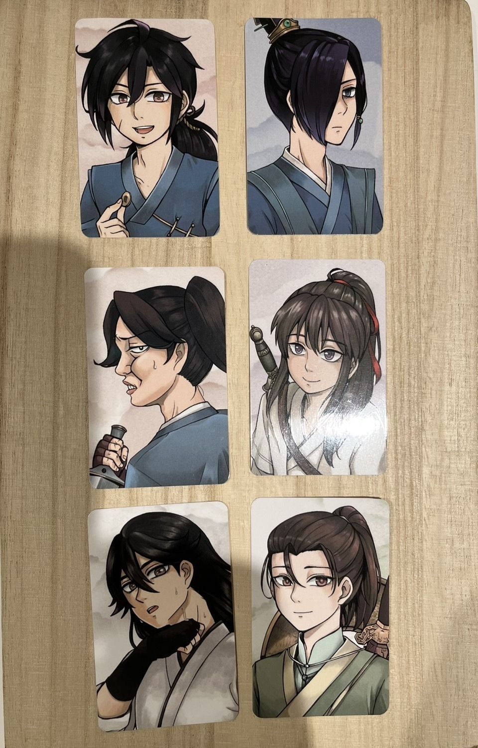 活俠傳 / 男角覆膜小卡－唐布衣、唐錚、趙活、解無塵、葉雲舟、瑞笙