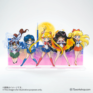袖珍戰士壓克力立牌用 TOKYO MOON NIGHT 背景套組【再販】