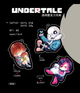 undertale壓克力透明吊飾(首波)