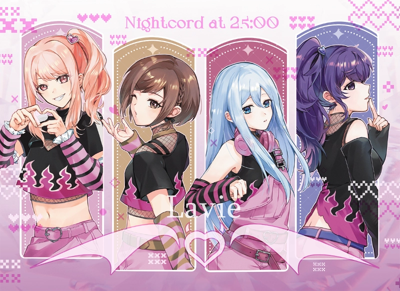 プロセカ 25時 ラヴィ 雙燙明信片