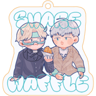【BTS】《Share Waffle》南糖藍夜光壓克力吊飾