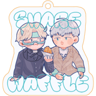 【BTS】《Share Waffle》藍夜光壓克力吊飾