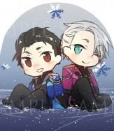 YOI Victor&amp;勇利雙人滑手機座