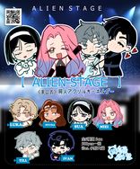 【月貓創意】Alien Stage 異星舞台 同人壓克力單面吊飾 繪師 小野大貓