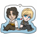 RE4 路易里昂閃粉壓克力吊飾