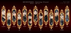 Seventeen(세븐틴) - "Getting Closer(숨이 차)" MV造型明信片組