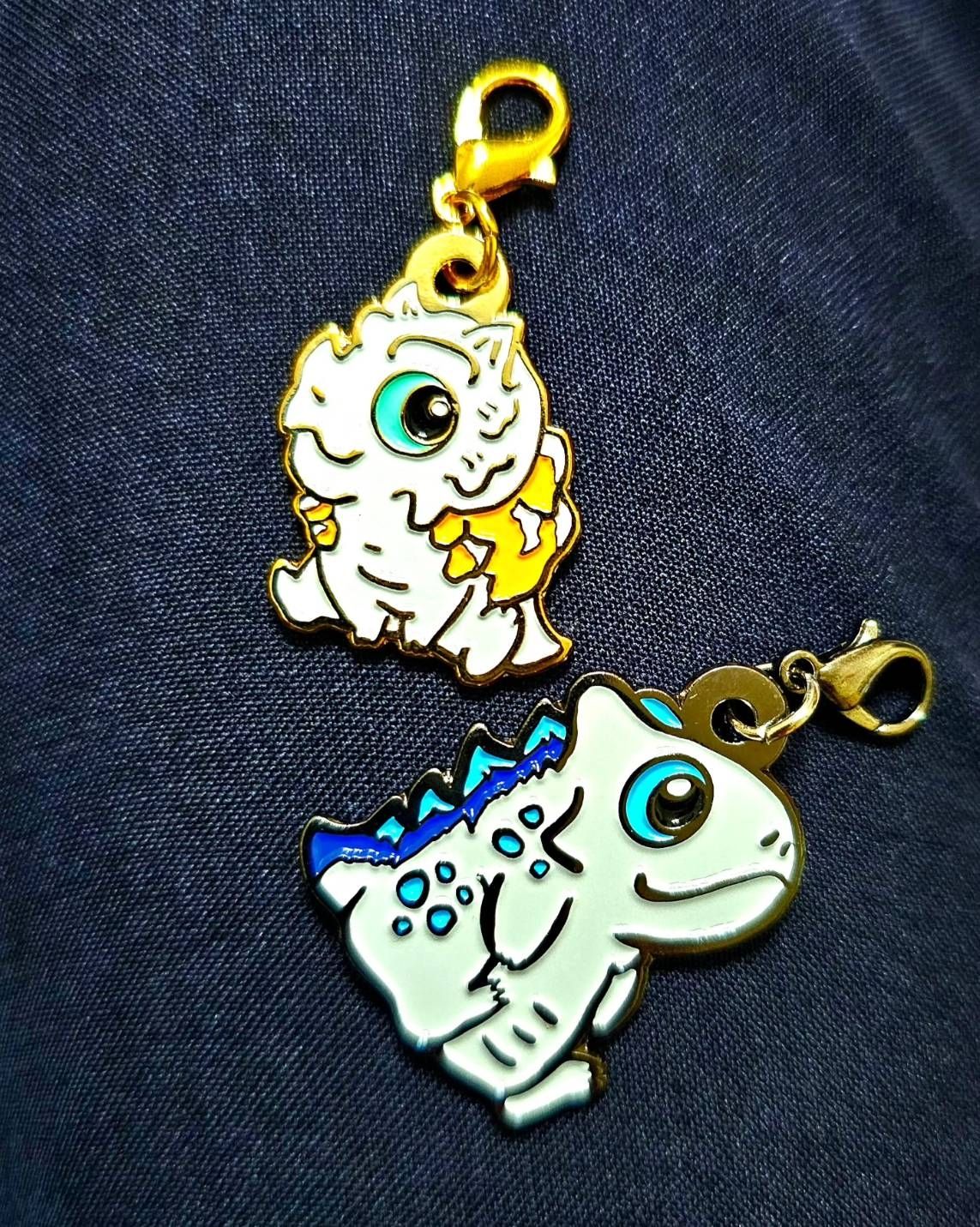 金屬小恐龍吊飾
