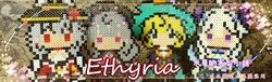 Ethyria Nina Reimu Enna Millie 彩虹社 拼豆