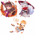 【夢100】柴郡貓、小獅子、碎牙壓克力鑰匙圈
