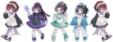 5年魔法少女(女僕)貼紙