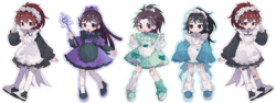 5年魔法少女(女僕)貼紙