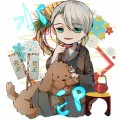 【YURI!!! on ICE】雙面個人6X6透明壓克力吊飾【VICTOR款&勇利款】