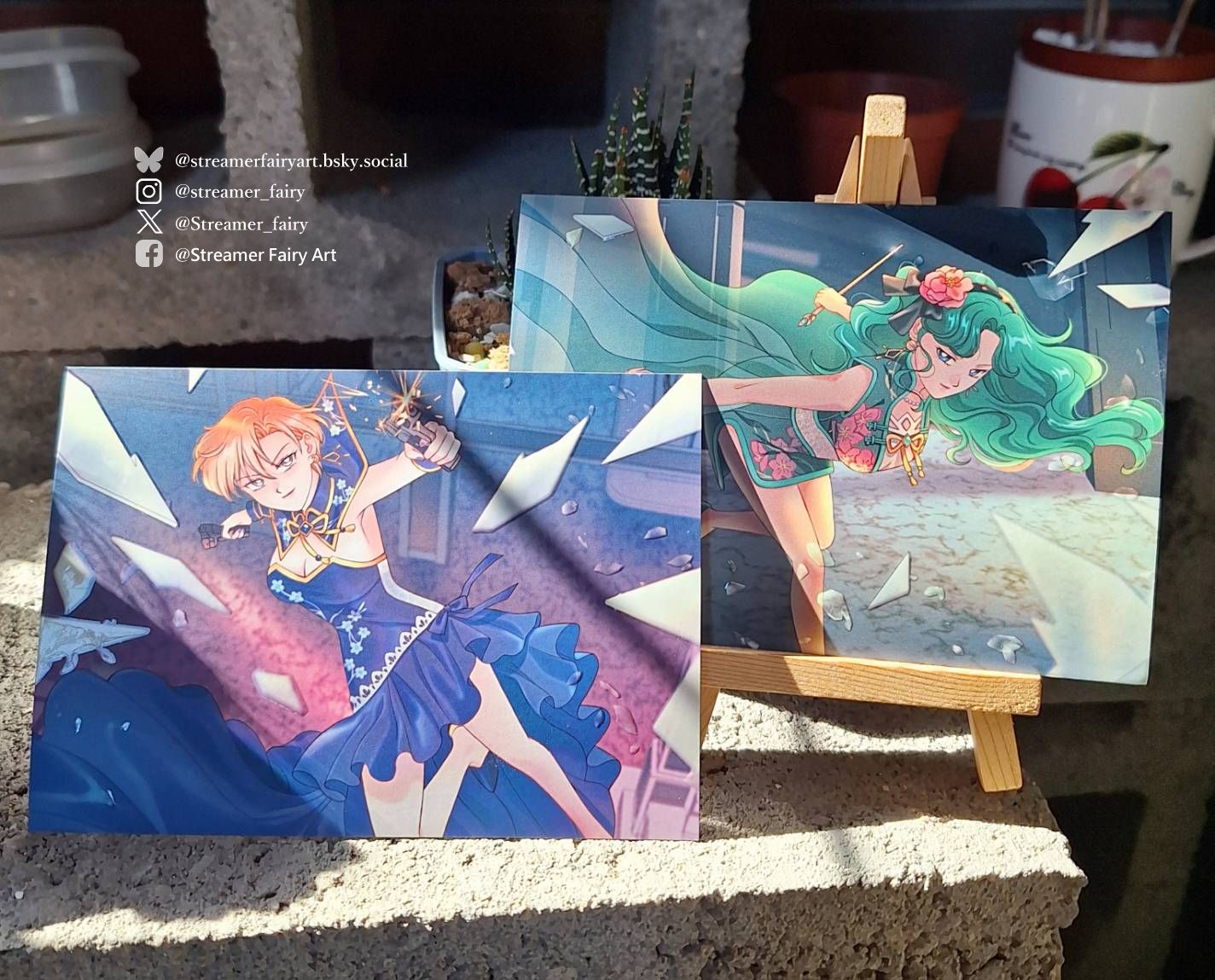 美少女戰士－天海同人旗袍局部光霧面套卡