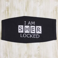 I'am SHER locked-Sherlock刺繡純棉口罩