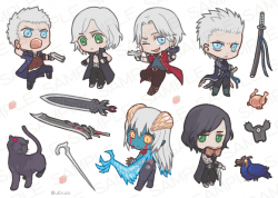 【惡魔獵人】DMC5刀模貼紙