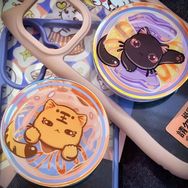 原創/白虎喵/磁吸式手機支架