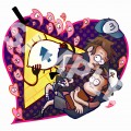 Bill&Clone Dipper  雙面同圖壓克力吊飾