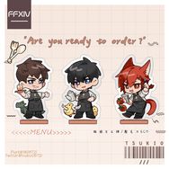 ◢FF14－服務生立牌(古拉哈&阿爾伯特&光戰)