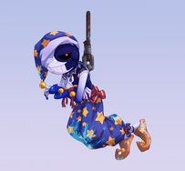 FNAF:SB moon 藍夜光壓克力吊飾