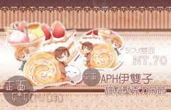 【APH】伊雙子甜點吊飾