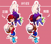 HGSS透明壓克力吊飾