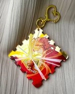 獅心王 金色鏡面吊飾