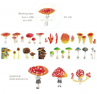 【原創】毒菇類紙膠帶