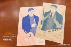 《柯林法洛》金蠍螢蝦 ~ RISO雙色印刷長型明信片 (葛雷夫&amp;大衛)