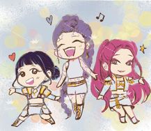 KPOP獵魔女團 二創小卡