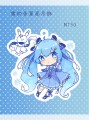 雪初音壓克力吊飾