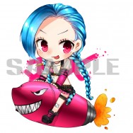 JINX 吉茵珂絲 ♥ 壓克力吊飾 LOL 英雄聯盟 金克絲