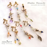 工藝角色飾品-IDOLiSH7單支角色音符耳飾