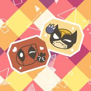 【DPW】死侍&金鋼狼硬糖壓克力