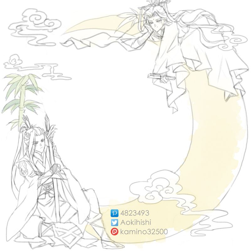 人渣反派自救系統 月下柳沈 壓克力鏡台