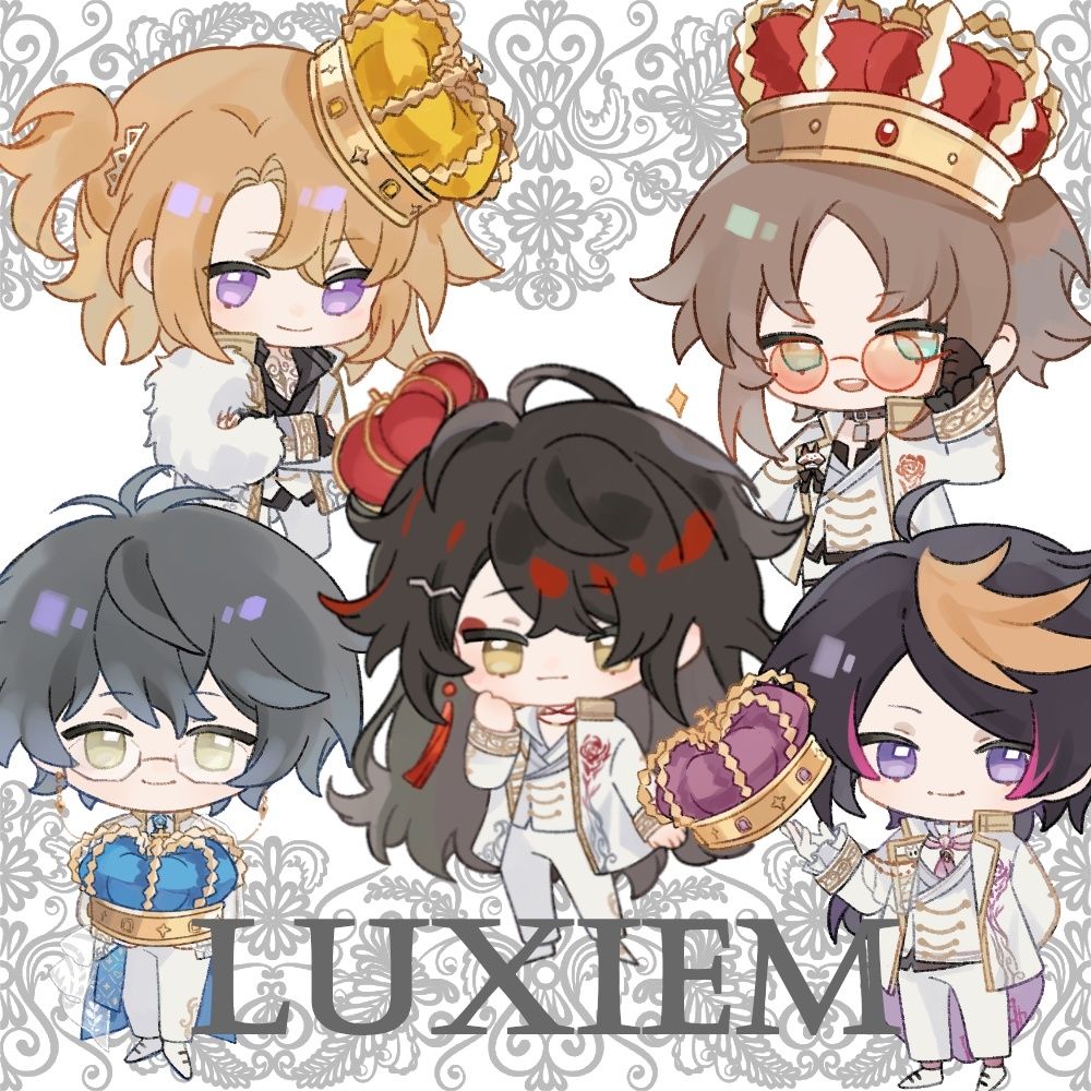 Luxiem《半周年》彩虹社EN 壓克力吊飾