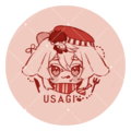 《颱風擬人》天兔&凱米漢堡吊飾