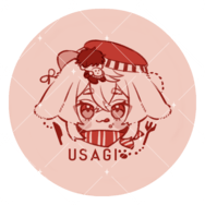 《颱風擬人》天兔&凱米漢堡吊飾