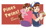 [GF]Pines Twins 雙子帆布袋