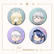 【殽】二合一胸章(別針+磁鐵)｜〔女武神〕環奈、木乃香、桐乃、吹雪｜蔚藍檔案