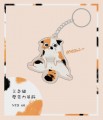 【原創】三色貓 透明壓克力吊飾