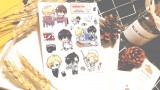 BANANA FISH-A英-透明白墨刀模貼紙