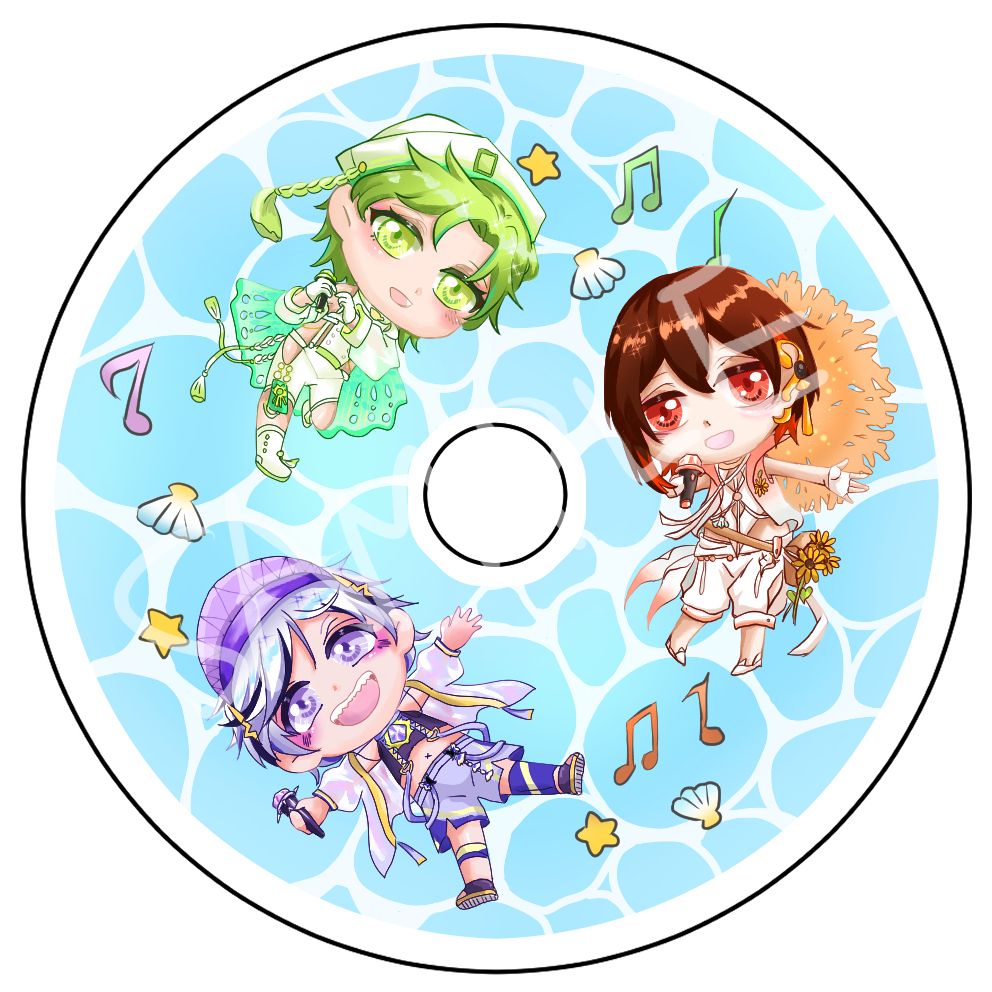 【新世界狂歡】仲夏偶像季迷你CD吊飾