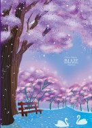 Blaze~紫櫻等待 方格筆記本