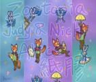 zootopia / Judy&Nick愛麗絲 紙膠帶