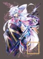 【FGO】梅林押花雙面明信片
