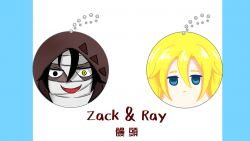 【殺戮的天使】Zack&amp;Ray饅頭吊飾