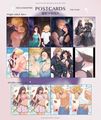 FF7 克勞德蒂法 鐳射卡明信片組